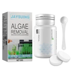 DTOPBUYAGE - Comprimés anti-algues et anti-mousse, 50 g + dosette - dtopbuyage