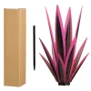 DTOPBUYAGE - Décoration en fer de plante d'agave pour jardin rose dtopbuyage