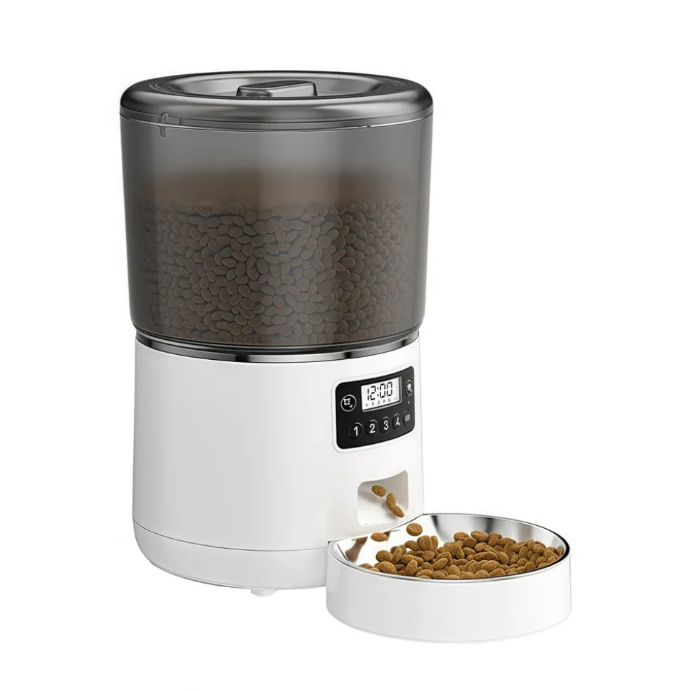 DTOPBUYAGE - Distributeur automatique de nourriture pour chats 4l