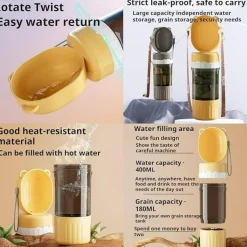 DTOPBUYAGE - Distributeur d'eau potable portable pour animaux en plein air