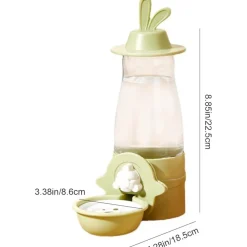 DTOPBUYAGE - Distributeur eau lapin 600ml pet