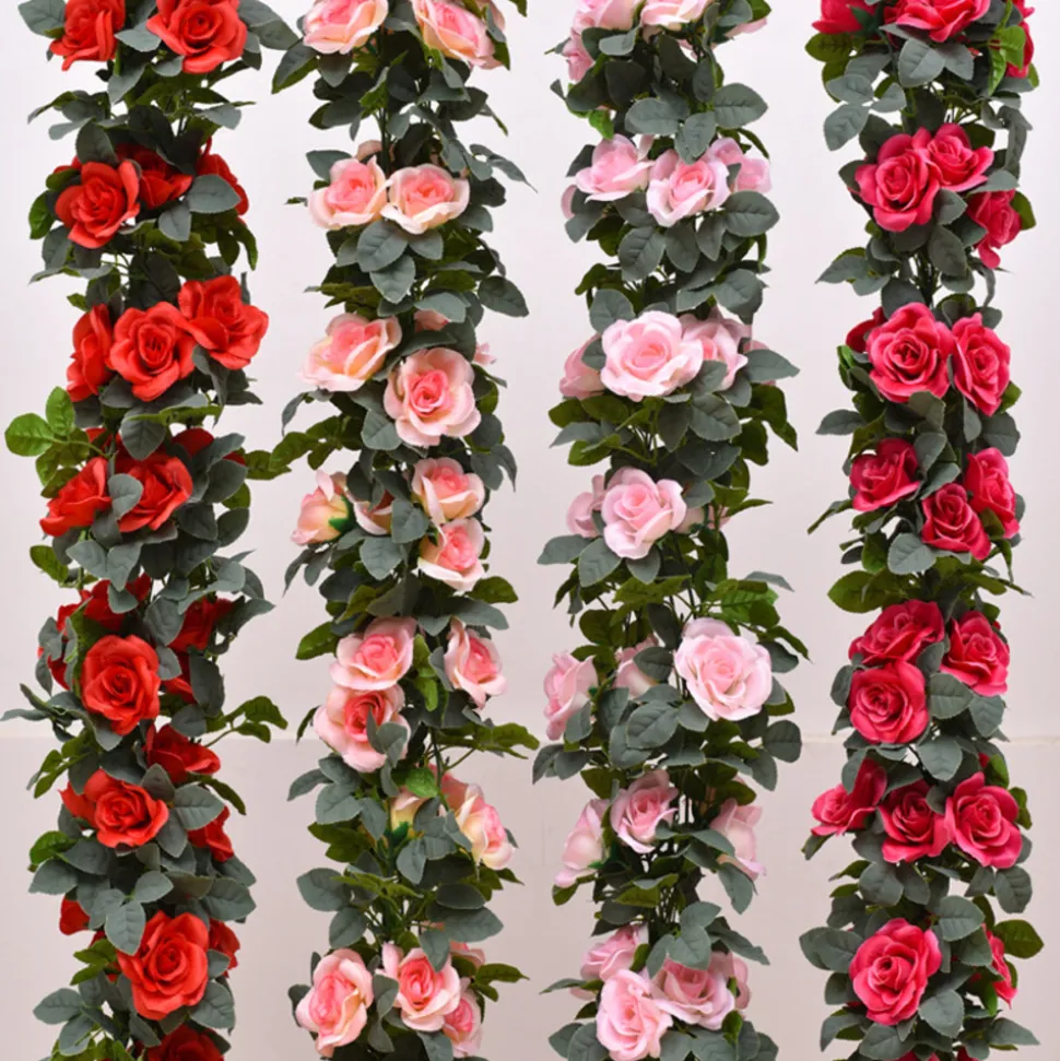 DTOPBUYAGE - Dtopbuyage - 16 rosiers artificiels blancs, 2 pièces