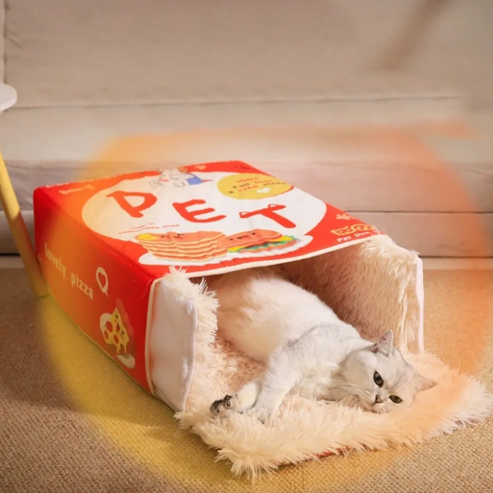 DTOPBUYAGE - Dtopbuyage lit rectangulaire fermé pour chat