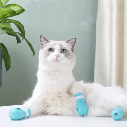 DTOPBUYAGE - Dtopbuyage protections de pattes en silicone pour chats