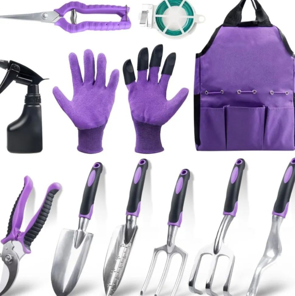 DTOPBUYAGE - Ensemble de 11 outils de jardinage à main dtopbuyage