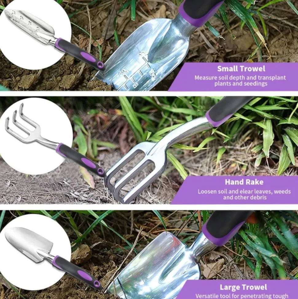 DTOPBUYAGE - Ensemble de 11 outils de jardinage à main dtopbuyage