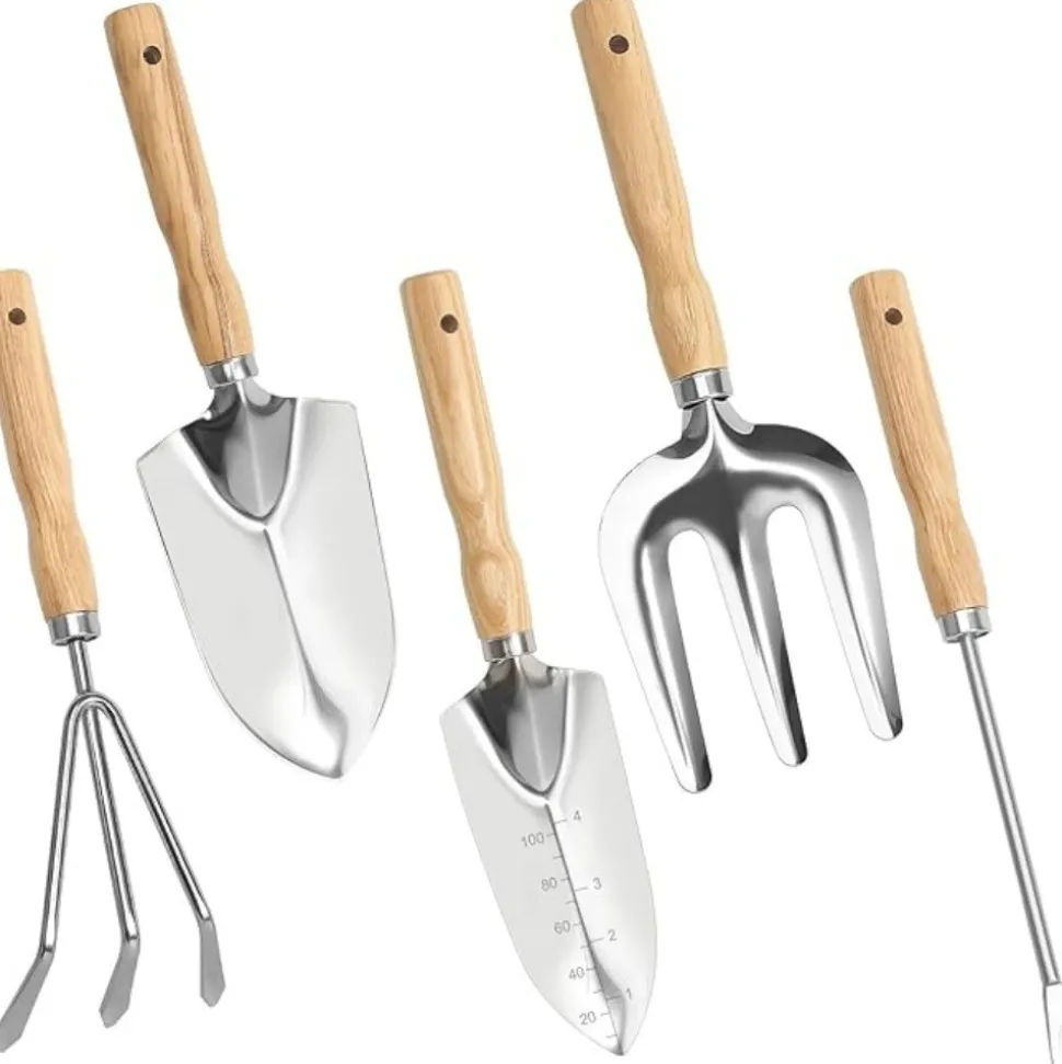 DTOPBUYAGE - Ensemble d'outils de jardin 5 pièces