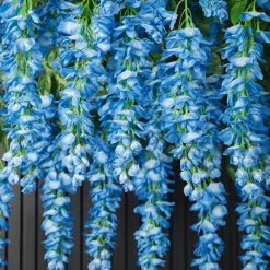DTOPBUYAGE - Fleurs artificielles de glycine et de cassia fistula pour décoration du plafond bleu*2 pièces dtopbuyage