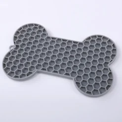DTOPBUYAGE - Gamelle silicone à ventouse pour chien gris