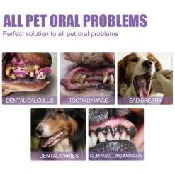 DTOPBUYAGE - Gel de soin buccal pour animaux de compagnie, 3 ml * 2 pièce - dtopbuyage