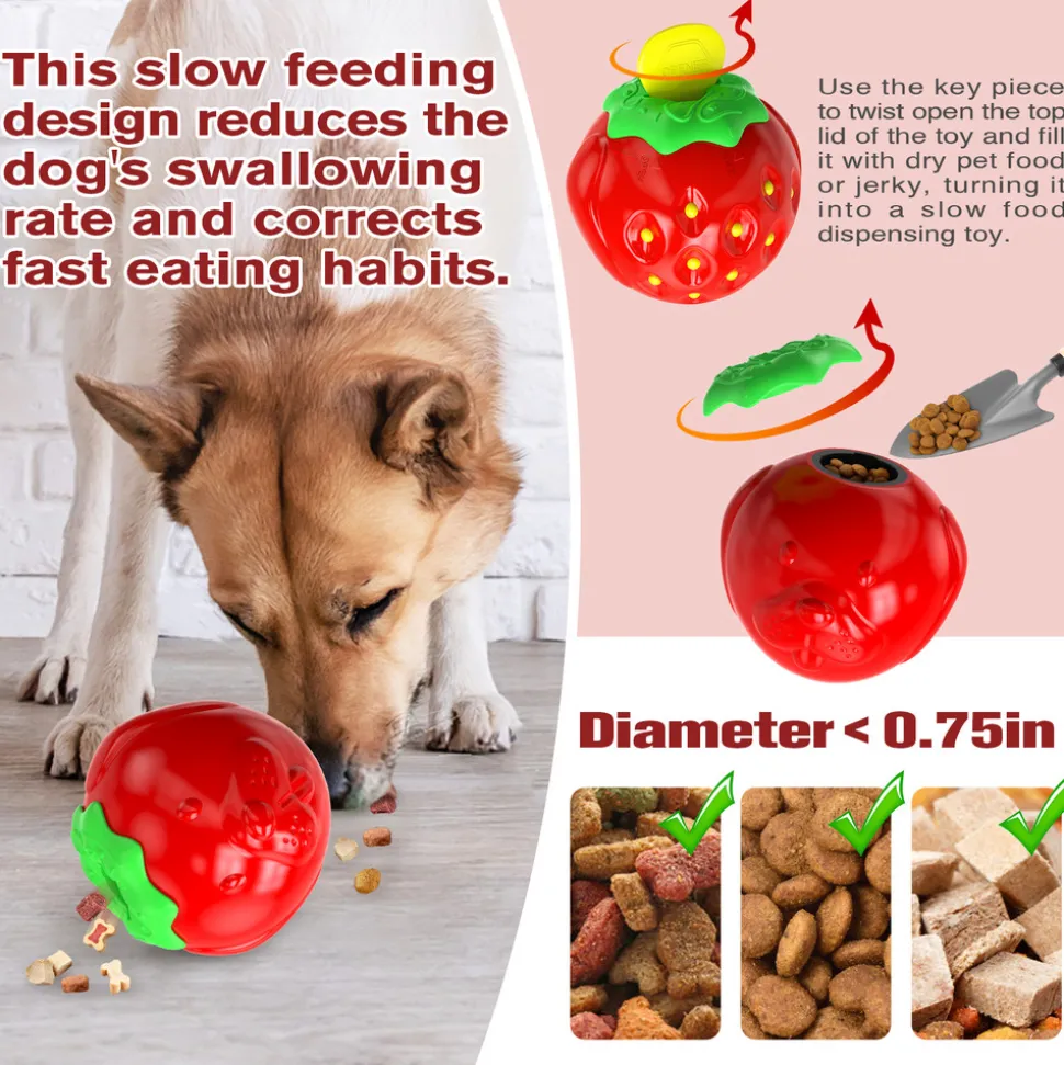 DTOPBUYAGE - Jouets pour chien - distributeur de traitements, puzzle, interactifs