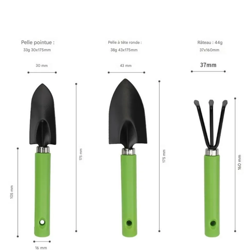 DTOPBUYAGE - Kit d'outils de jardinage portatif dtopbuyage