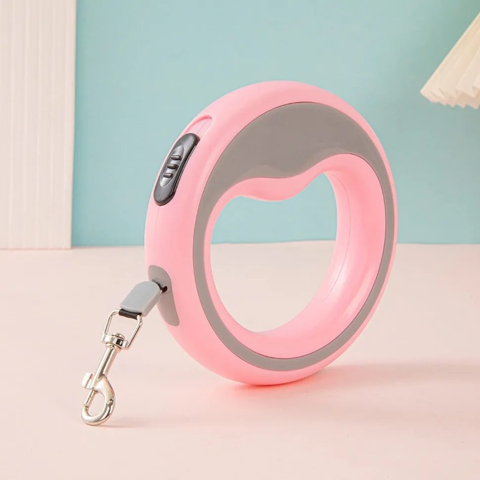 DTOPBUYAGE - Laisse enrouleur 360 degrés sans noeud pour petits et moyens chiens