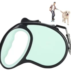 DTOPBUYAGE - Laisse rétractable anti-glissement pour chiens