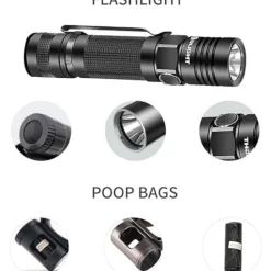 DTOPBUYAGE - Laisse télescopique 5 m pour chien de compagnie