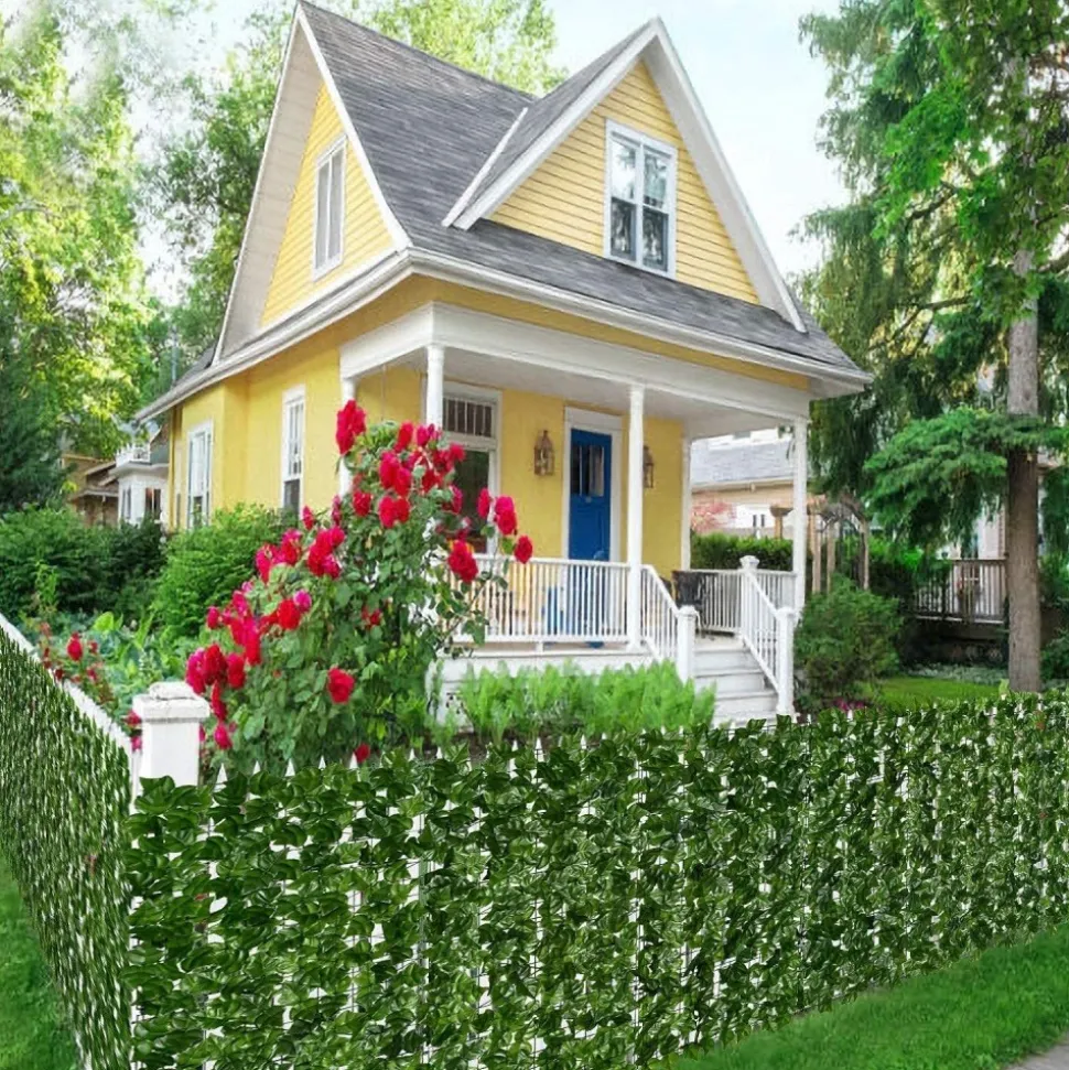 DTOPBUYAGE - Lierre artificiel pour décoration extérieure et protection de la vie privée dtopbuyage