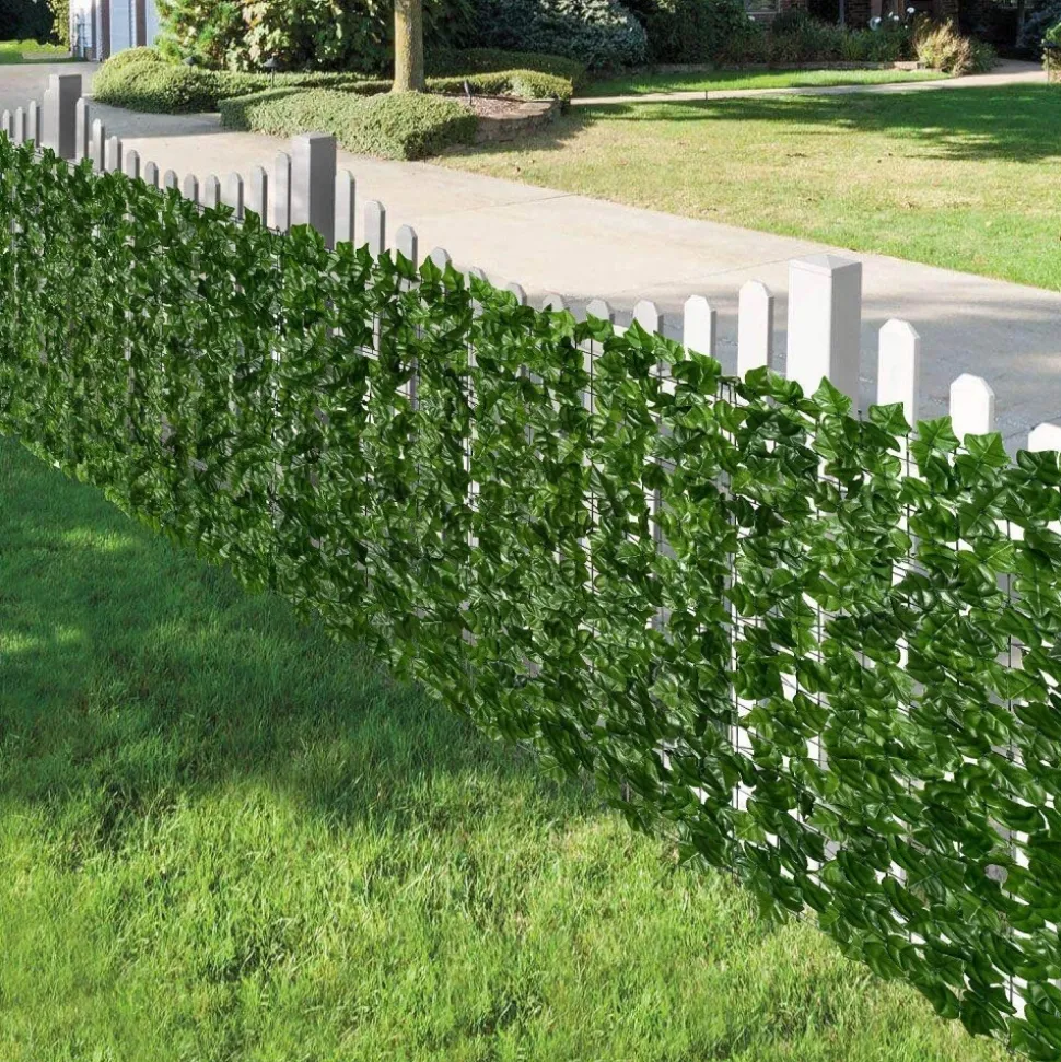 DTOPBUYAGE - Lierre artificiel pour décoration extérieure et protection de la vie privée dtopbuyage