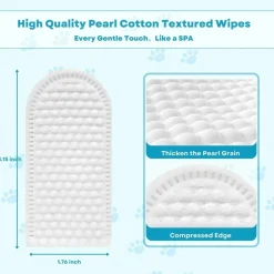 DTOPBUYAGE - Lingettes nettoyantes pour les oreilles de chien et chat