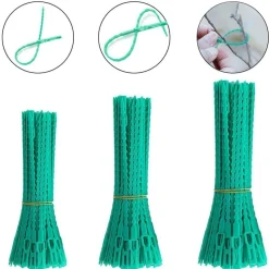 DTOPBUYAGE - Lot de 50 attaches réglables pour plantes 13cm*50 dtopbuyage