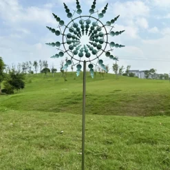 DTOPBUYAGE - Moulinets de décoration pour jardin bleu ciel dtopbuyage