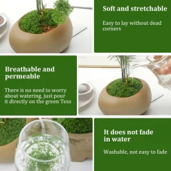 DTOPBUYAGE - Mousse artificielle de 50g*2 pour décoration de jardin dtopbuyage