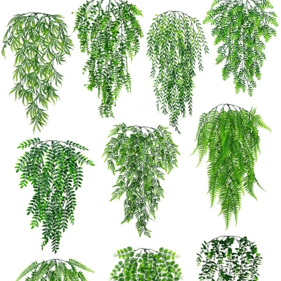 DTOPBUYAGE - Plantes artificielles - tiges de fougères et de feuilles persanes pour mur type d - dtopbuyage