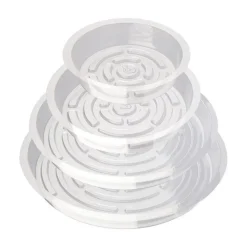 DTOPBUYAGE - Plateaux de soutènement pour pots de plantes transparents 25cm10pcs dtopbuyage