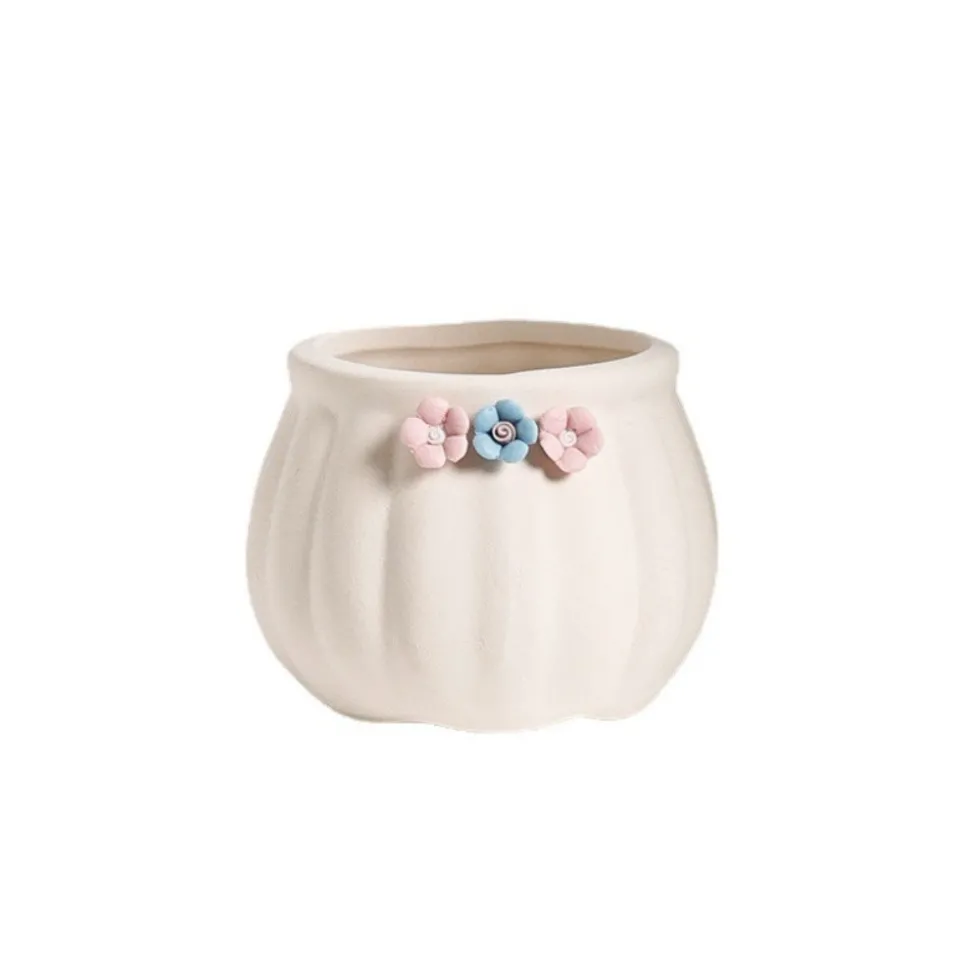 DTOPBUYAGE - Pot de fleurs succulentes en céramique