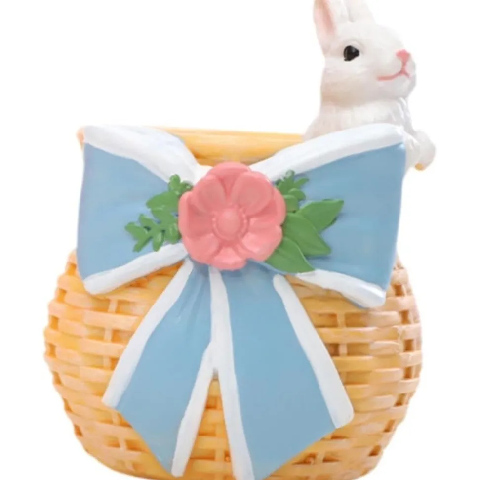 DTOPBUYAGE - Pot de fleurs en résine boucle design