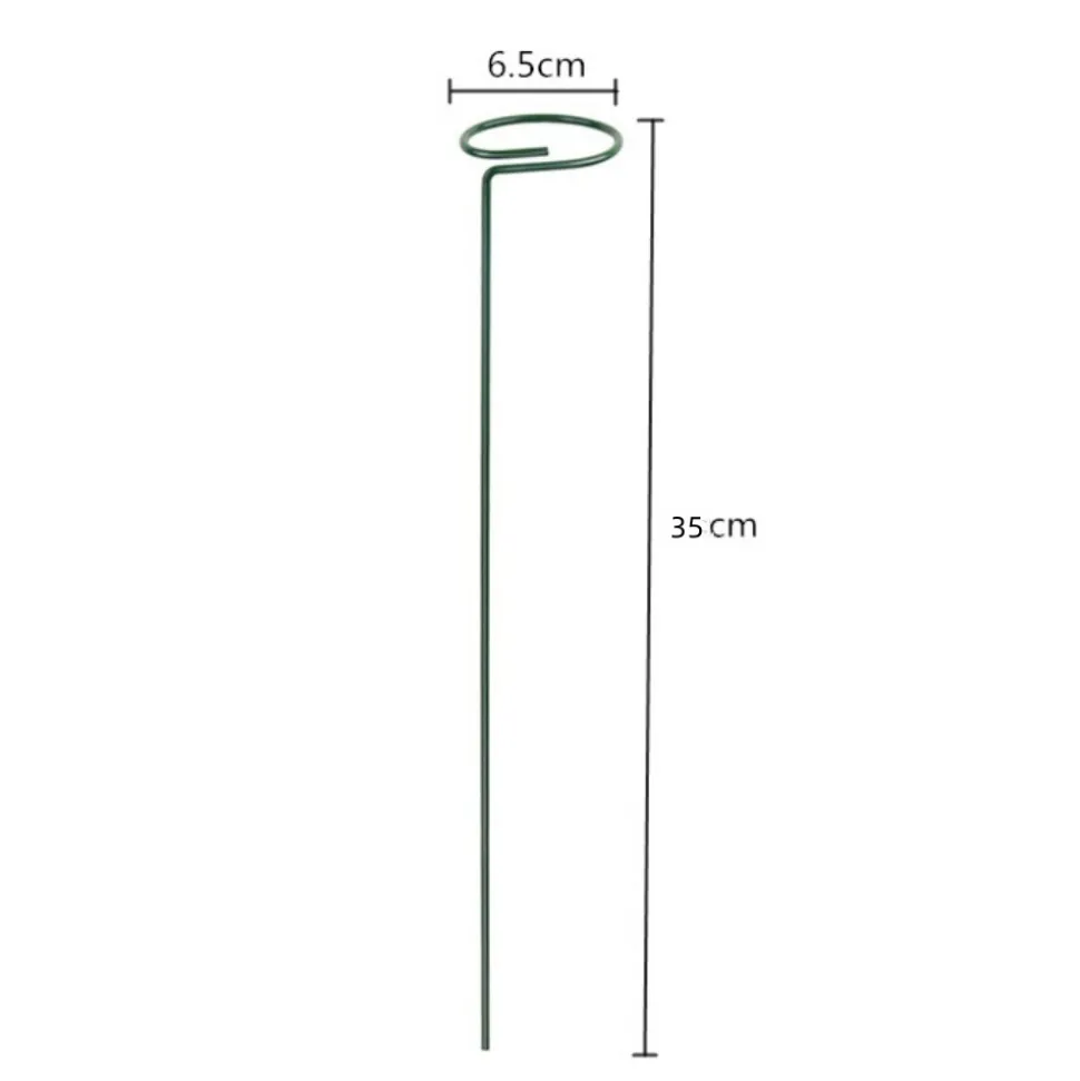 DTOPBUYAGE - Supports pour fleurs en fer forgé 35cm, 10 pièces dtopbuyage