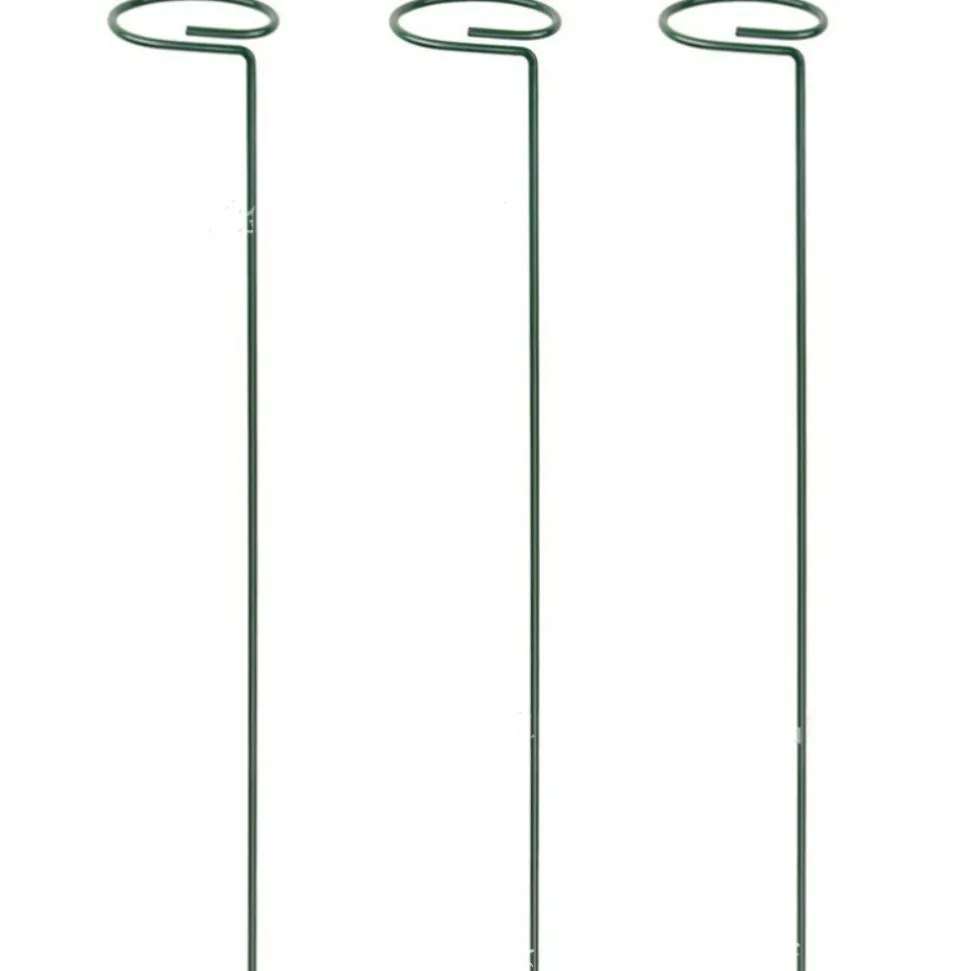 DTOPBUYAGE - Supports pour fleurs en fer forgé 25cm, 10 pièces dtopbuyage