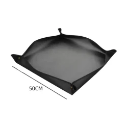DTOPBUYAGE - Tapis de rempotage pour le jardinage noir, 50cmx50cm dtopbuyage