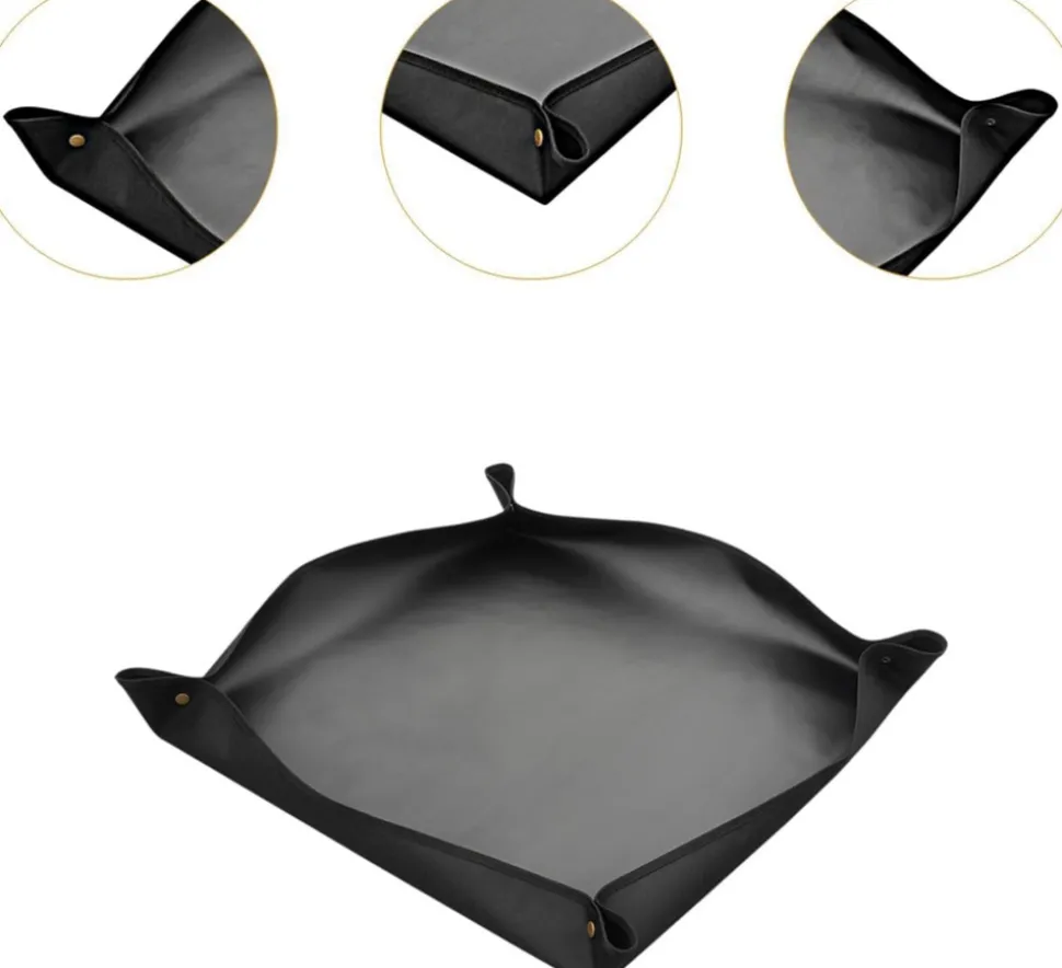 DTOPBUYAGE - Tapis de rempotage pour le jardinage noir, 32cmx32cm dtopbuyage