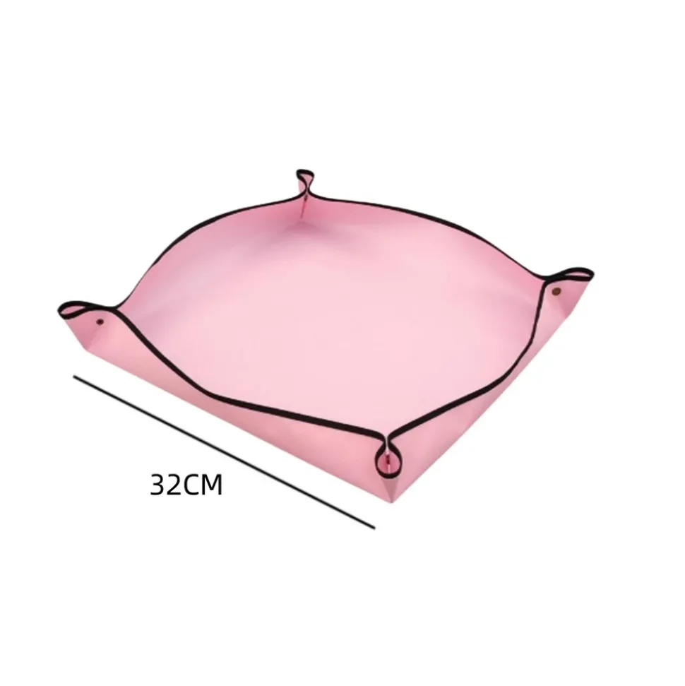 DTOPBUYAGE - Tapis de rempotage pour le jardinage rose, 32cmx32cm dtopbuyage