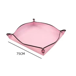 DTOPBUYAGE - Tapis de rempotage pour le jardinage rose, 75cmx75cm dtopbuyage