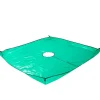 DTOPBUYAGE - Tapis pour collecter les feuilles tombées en jardinage 100 x 100 cm, ouverture 20 cm dtopbuyage