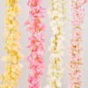 Dtopbuyage - vigne de fleurs de cerisier artificielles rouges - 2 pièces