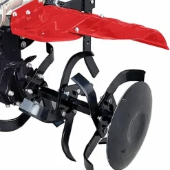 DUNSCH - Motoculteur thermique tracté 212cc travail jusqu'à 102cm 2 vitesses av – 1 ar guidon ajustable lea le42212-97w21