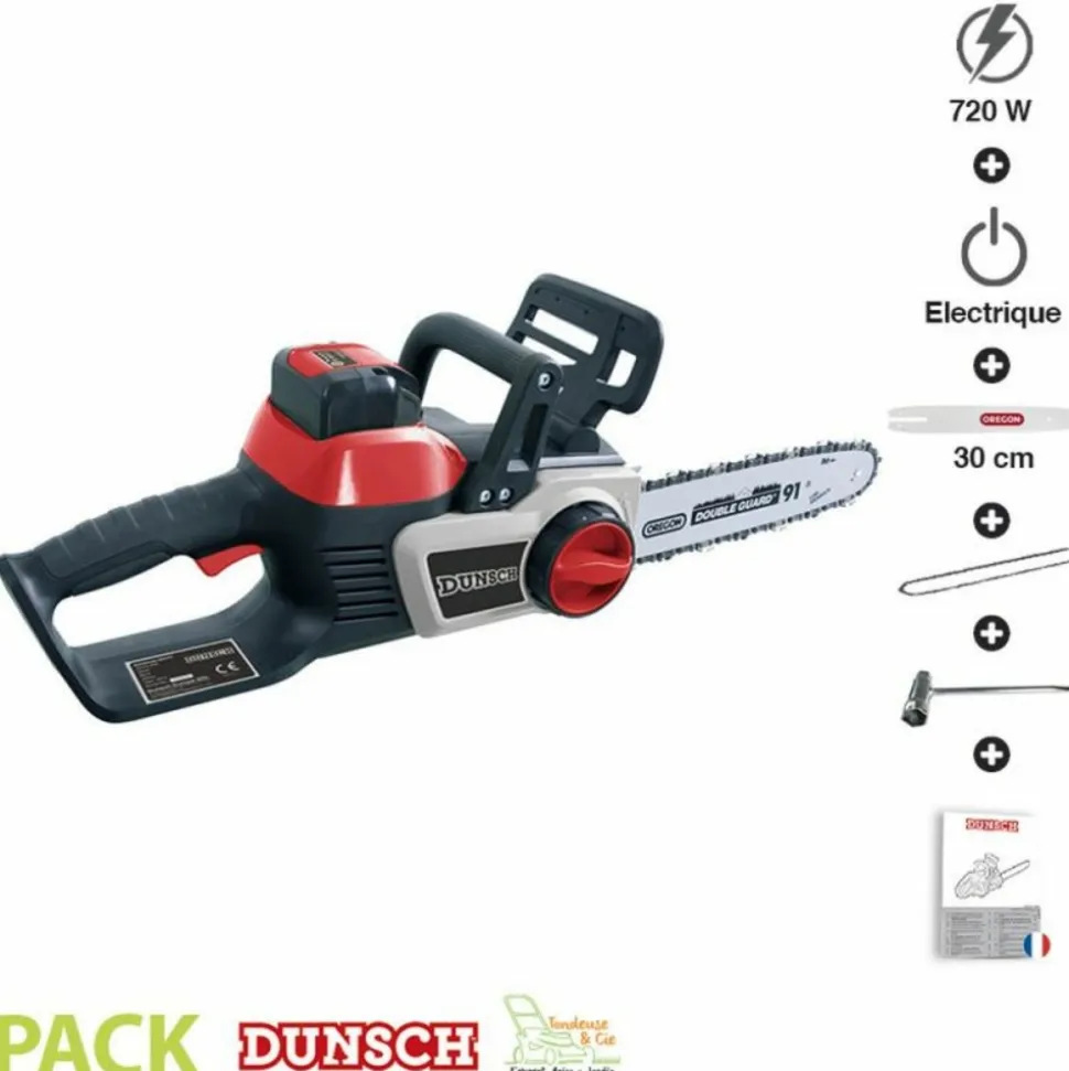 DUNSCH - Tronconneuse sans fil 40v dunsch guide chaine oregon 30 cm du30040-ctf