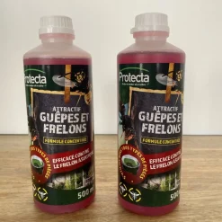 ECODIS - Pack de deux liquides pour pièges à guêpes