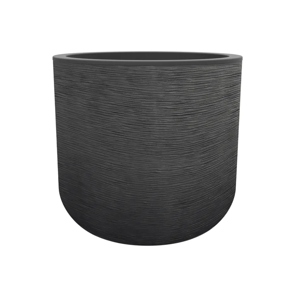 EDA - Pot Graphit’Up rond en polypropylène gris – D.48,5 cm