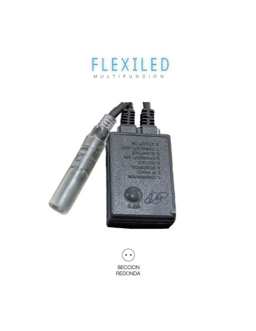 EDM - Programmeur tube flexiled 20m (ip44 usage interieur-exterieur) edm 8 programes