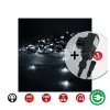EDM - Rideau avec programmeur easy-connect 2x1m 10 bandes 100 leds blanc froid edm