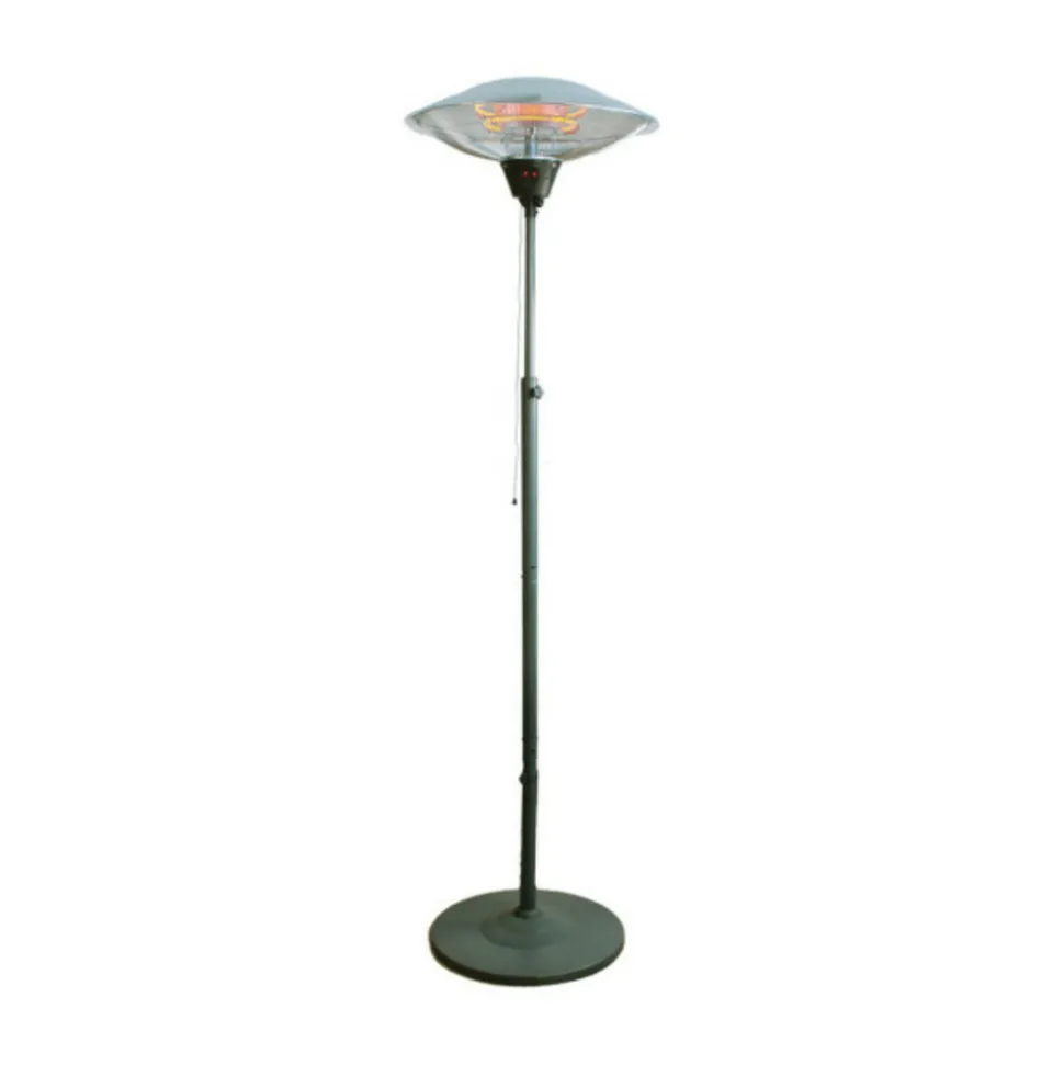 EDM PRODUCT - Chauffage d'appoint quartz edm 07093 07093 2100 w ø 56,5 x 190 cm blanc noir