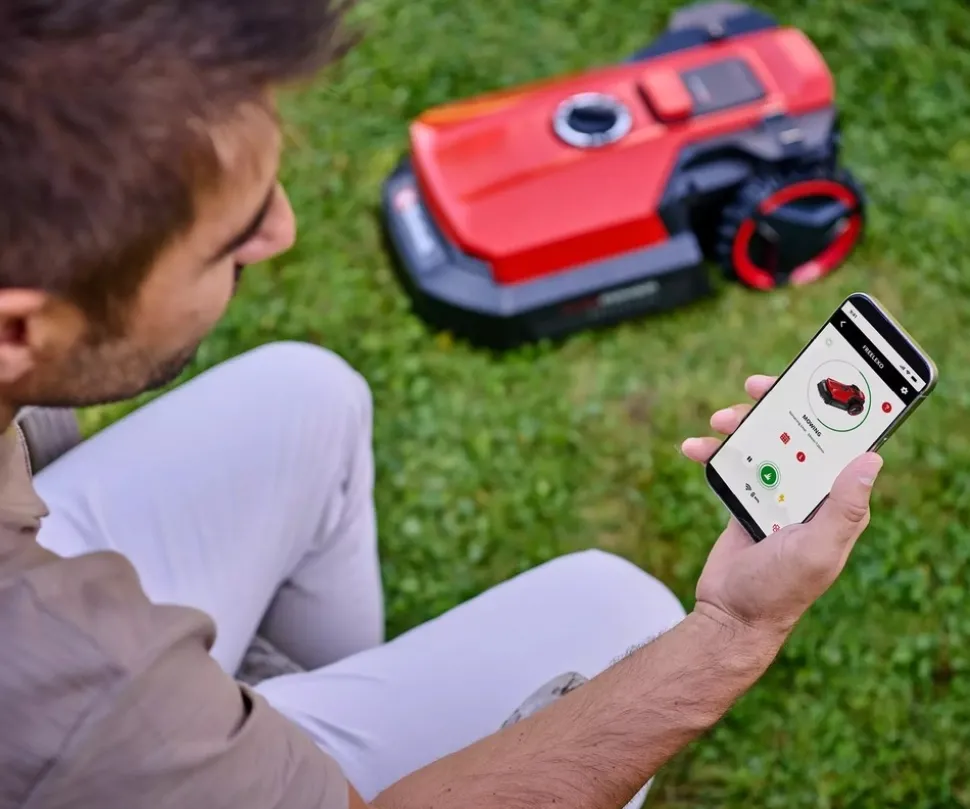 EINHELL - Robot tondeuse freelexo 500 - 18v - brushless - programmable via appli - capteurs sécurité