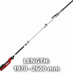 EINHELL - Taille-haies télescopique électrique gc-hh 90/2046 t - jusqu'à 2,6 m + chaîne et sangle