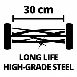 EINHELL - Tondeuse à main gc-hm 300 - surfaces jusqu’à 150 m² - largeur de coupe 300 mm