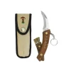 EL ZORRO - Couteau de poche à champignons en acier inoxydable avec porte-clés + gaine de lame 7,5cm imex el zorro - el zorro