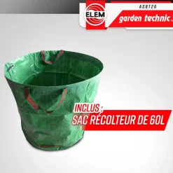 ELEM GARDEN TECHNIC - Aspirateur souffleur broyeur thermique 25.4cc - elem garden
