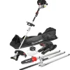 ELEM GARDEN TECHNIC - Outil multifonctions 4 en 1(débroussailleuse - taille haies - élagueuse) - 52cc